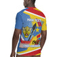 DR Congo Independence Day Personalized Rugby Jersey Congo-Kinshasa Coat Of Arms Style