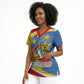 DR Congo Independence Day Personalized Scrub Top Congo-Kinshasa Coat Of Arms Style