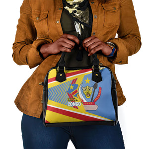 DR Congo Independence Day Shoulder Handbag Congo-Kinshasa Coat Of Arms Style