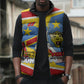 DR Congo Independence Day Personalized Sleeveless Puffer Jacket Congo-Kinshasa Coat Of Arms Style