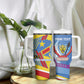 DR Congo Independence Day Personalized Tumbler With Handle Congo-Kinshasa Coat Of Arms Style