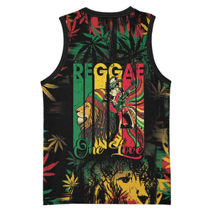Jamaica Reggae Festival Basketball Jersey One Love Rastafari Culture LT14