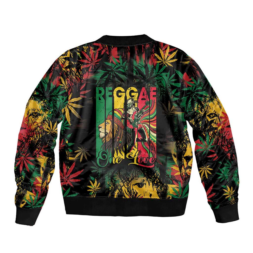 Jamaica Reggae Festival Bomber Jacket One Love Rastafari Culture - African Pride