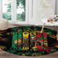 Jamaica Reggae Festival Round Carpet One Love Rastafari Culture - African Pride