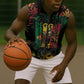 Jamaica Reggae Festival Sleeveless Zip Hoodie One Love Rastafari Culture - African Pride