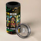 Jamaica Reggae Legend Tosh 4 in 1 Can Cooler Tumbler Cannabis Pattern - African Pride
