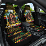 Jamaica Reggae Legend Tosh Car Seat Cover Cannabis Pattern - African Pride