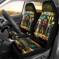Jamaica Reggae Legend Tosh Car Seat Cover Cannabis Pattern - African Pride