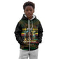 Jamaica Reggae Legend Tosh Kid Hoodie Cannabis Pattern - African Pride