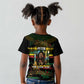 Jamaica Reggae Legend Tosh Kid T shirt Cannabis Pattern - African Pride