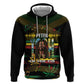 Jamaica Reggae Legend Tosh Zip Hoodie Cannabis Pattern - African Pride