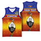 Personalised Eswatini Independence Day Basketball Jersey Swaziland Nguni Shield Gradient African Pattern LT14