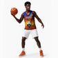 Personalised Eswatini Independence Day Basketball Jersey Swaziland Nguni Shield Gradient African Pattern LT14