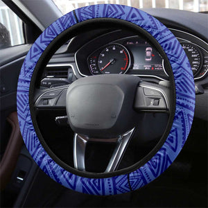 Eswatini Independence Day Steering Wheel Cover Swaziland Nguni Shield Gradient African Pattern