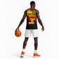 Personalised Uganda Independence Day Basketball Jersey Jamhuri ya Uganda Coat Of Arms LT14