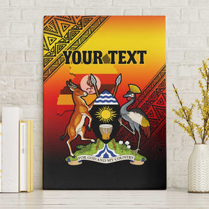 Personalised Uganda Independence Day Canvas Wall Art Jamhuri ya Uganda Coat Of Arms