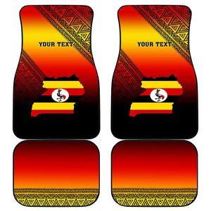 Personalised Uganda Independence Day Car Mats Jamhuri ya Uganda Coat Of Arms