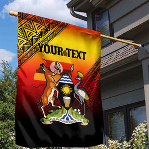 Personalised Uganda Independence Day Garden Flag Jamhuri ya Uganda Coat Of Arms