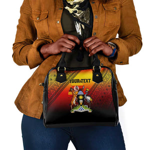 Personalised Uganda Independence Day Shoulder Handbag Jamhuri ya Uganda Coat Of Arms