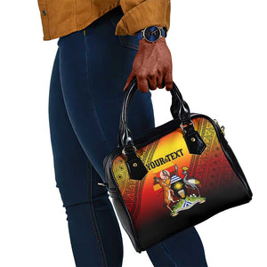 Personalised Uganda Independence Day Shoulder Handbag Jamhuri ya Uganda Coat Of Arms