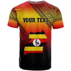 Personalised Uganda Independence Day T shirt Jamhuri ya Uganda Coat Of Arms