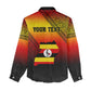 Personalised Uganda Independence Day Women Casual Shirt Jamhuri ya Uganda Coat Of Arms LT14