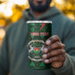 Personalized Burkina Faso Republic Day 4 in 1 Can Cooler Tumbler Bogolan Mudcloth - Coat Of Arms Design