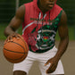 Personalized Burkina Faso Republic Day Sleeveless Zip Hoodie Bogolan Mudcloth - Coat Of Arms Design - African Pride