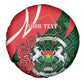 Personalized Burkina Faso Republic Day Spare Tire Cover Bogolan Mudcloth - Coat Of Arms Design