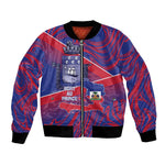 Port-au-Prince Afro-Haitians Bomber Jacket Ayiti Map Pòtoprens Flag Color - African Pride