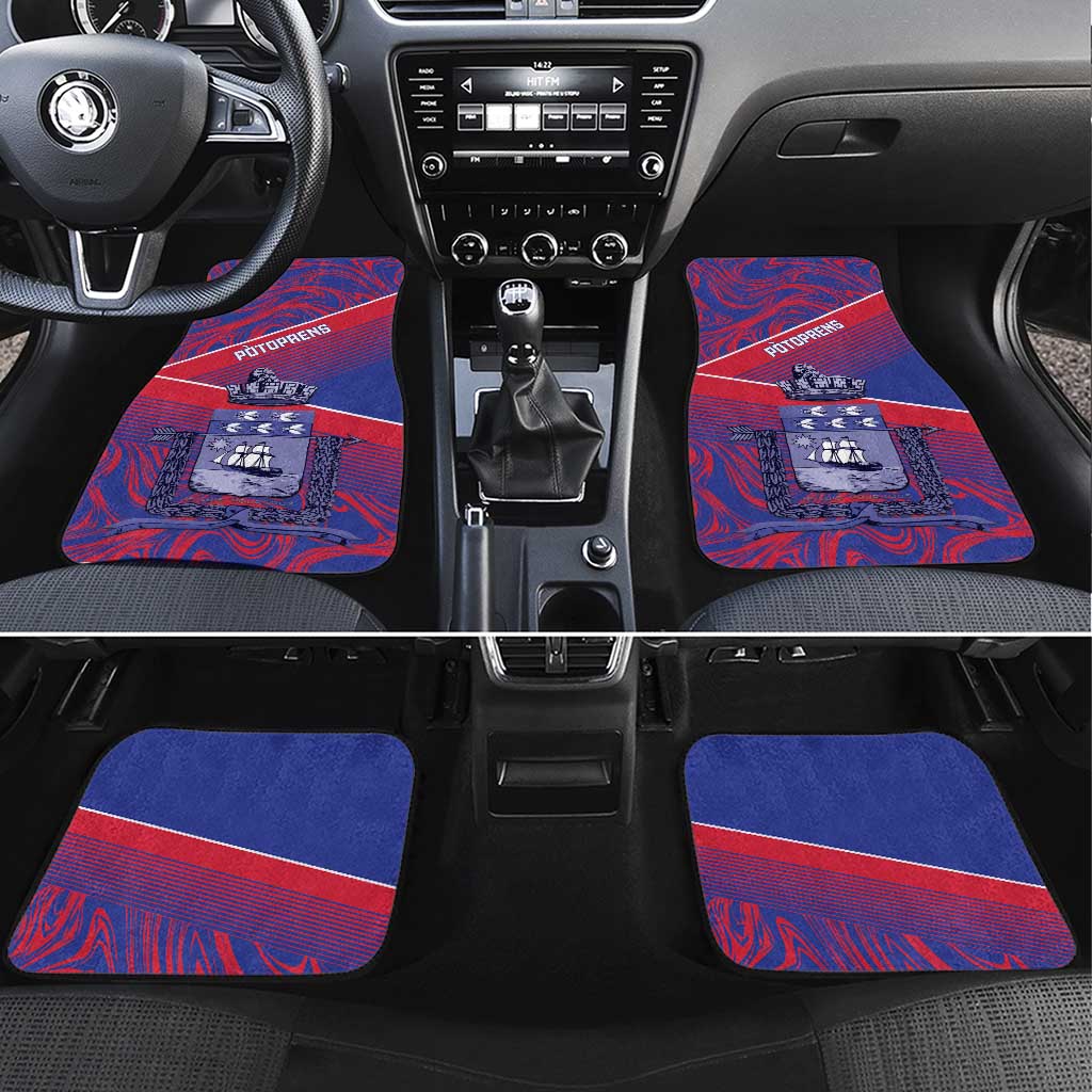 Port-au-Prince Afro-Haitians Car Mats Ayiti Map Pòtoprens Flag Color - African Pride