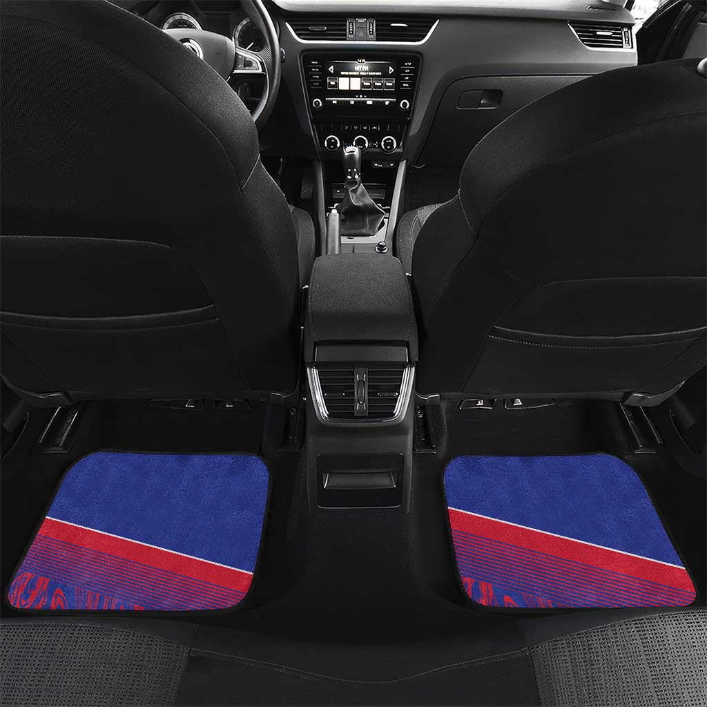Port-au-Prince Afro-Haitians Car Mats Ayiti Map Pòtoprens Flag Color - African Pride
