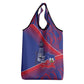 Port-au-Prince Afro-Haitians Grocery Bag Ayiti Map Pòtoprens Flag Color - African Pride