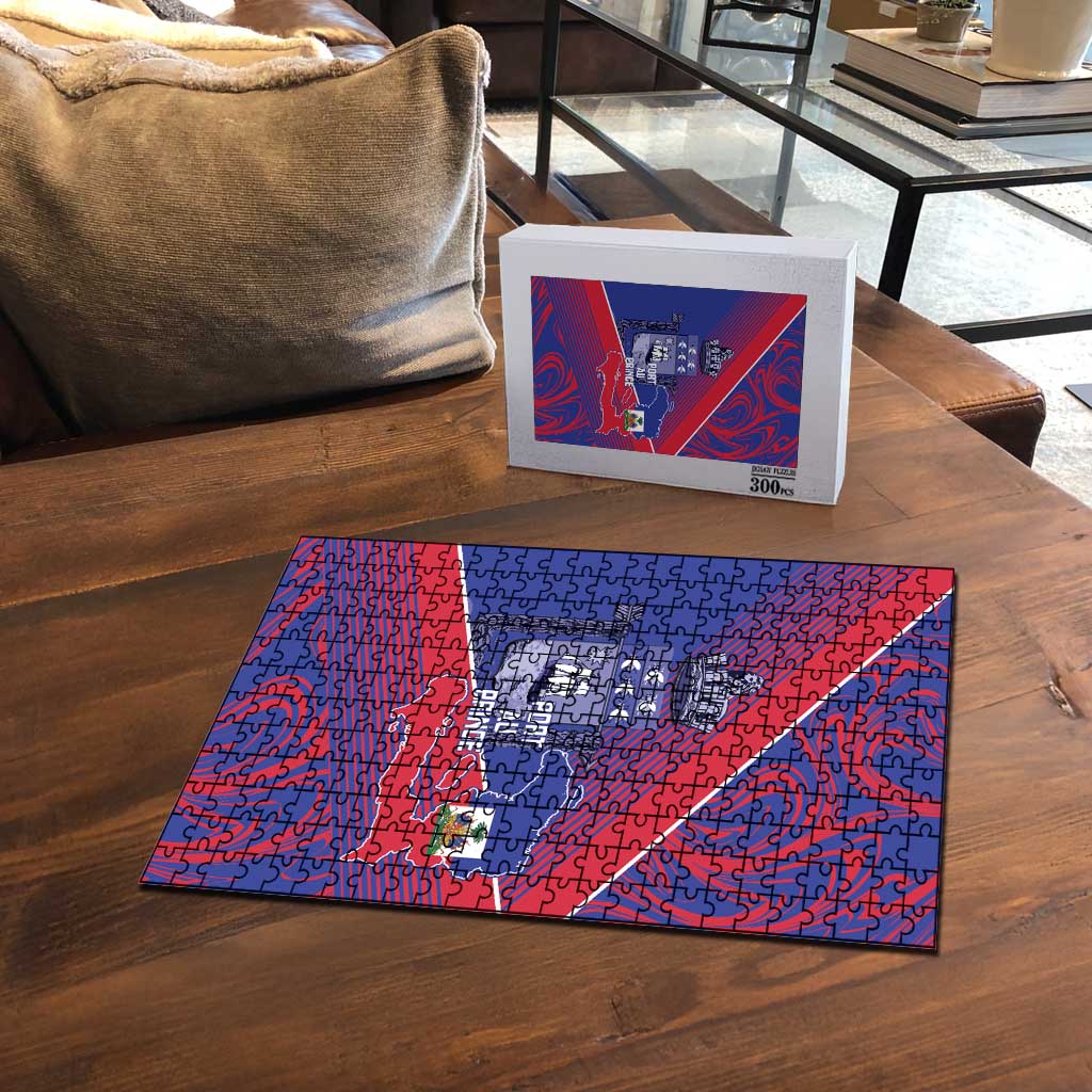 Port-au-Prince Afro-Haitians Puzzle Ayiti Map Pòtoprens Flag Color - African Pride