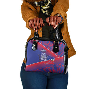 Port-au-Prince Afro-Haitians Shoulder Handbag Ayiti Map Pòtoprens Flag Color - African Pride