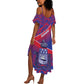 Port-au-Prince Afro-Haitians Summer Maxi Dress Ayiti Map Pòtoprens Flag Color LT14