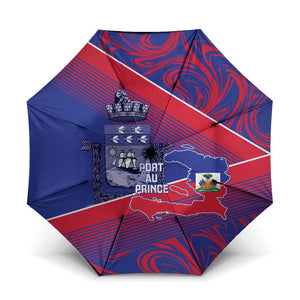 Port-au-Prince Afro-Haitians Umbrella Ayiti Map Pòtoprens Flag Color - African Pride