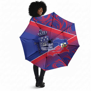 Port-au-Prince Afro-Haitians Umbrella Ayiti Map Pòtoprens Flag Color - African Pride