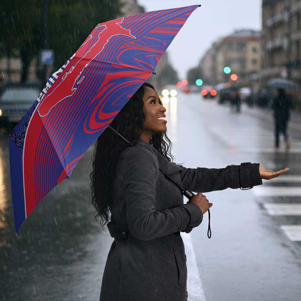Port-au-Prince Afro-Haitians Umbrella Ayiti Map Pòtoprens Flag Color - African Pride