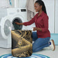Port-au-Prince Afro-Haitians Laundry Basket Ayiti Map Pòtoprens Gold Color - African Pride