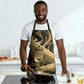Port-au-Prince Afro-Haitians Apron Ayiti Map Pòtoprens Gold Color - African Pride