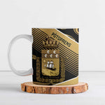 Port-au-Prince Afro-Haitians Ceramic Mug Ayiti Map Pòtoprens Gold Color - African Pride