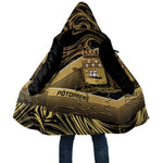Port-au-Prince Afro-Haitians Cloak Ayiti Map Pòtoprens Gold Color - African Pride