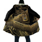 Port-au-Prince Afro-Haitians Cloak Ayiti Map Pòtoprens Gold Color - African Pride