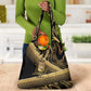 Port-au-Prince Afro-Haitians Grocery Bag Ayiti Map Pòtoprens Gold Color - African Pride