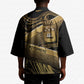 Port-au-Prince Afro-Haitians Kimono Ayiti Map Pòtoprens Gold Color - African Pride