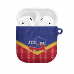 Afro-Haitians AirPods Case Proud Ayiti Veve Vodou Royal Palm Leaves - African Pride