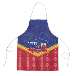 Afro-Haitians Apron Proud Ayiti Veve Vodou Royal Palm Leaves - African Pride