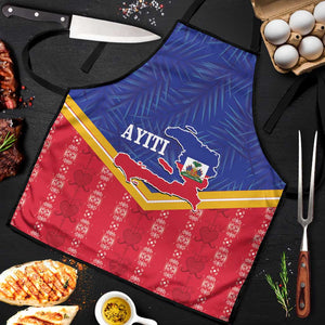 Afro-Haitians Apron Proud Ayiti Veve Vodou Royal Palm Leaves - African Pride