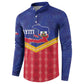 Afro-Haitians Button Sweatshirt Proud Ayiti Veve Vodou Royal Palm Leaves